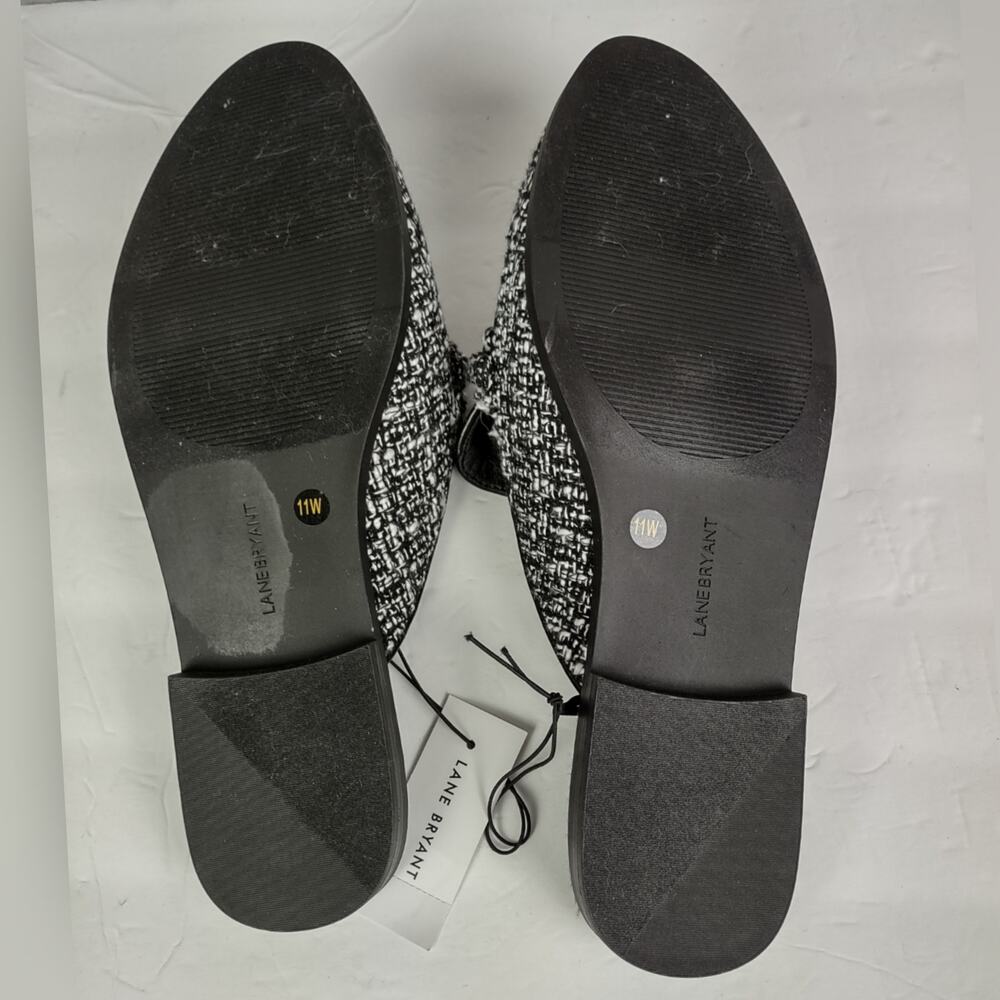 Lane Bryant Dream Cloud Boucle & Chain Slip-On Mule Size 11 W - Picture 12 of 12